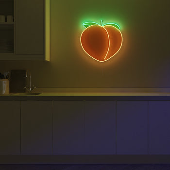 Peachy - signe en néon LED