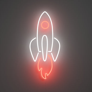 The Rocket - signe en néon LED