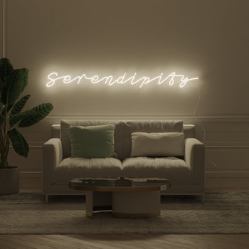 Serendipity, signe en néon LED