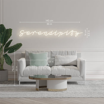 Serendipity, signe en néon LED