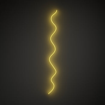 Squiggle by 2LG, signe en néon LED