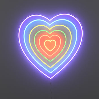 Unlimited Heart - signe en néon LED