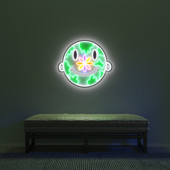 Flowernose by Vic Garcia - Signe en néon LED
