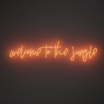 Welcome to the jungle - Signe en néon LED