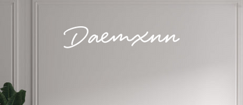 Custom text: Daemxnn