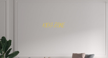 Custom text: KIDS ZONE