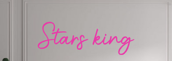 Custom text: Stars king