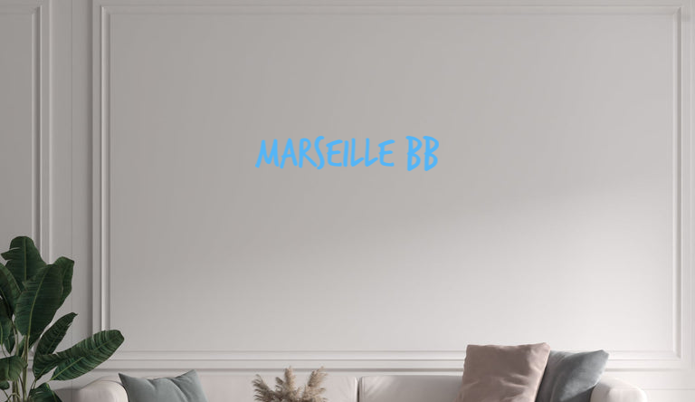Custom text: Marseille BB