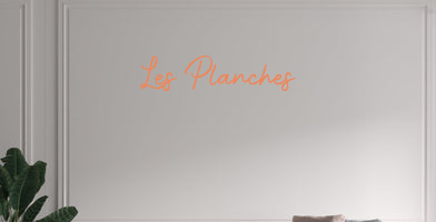 Custom text: Les Planches