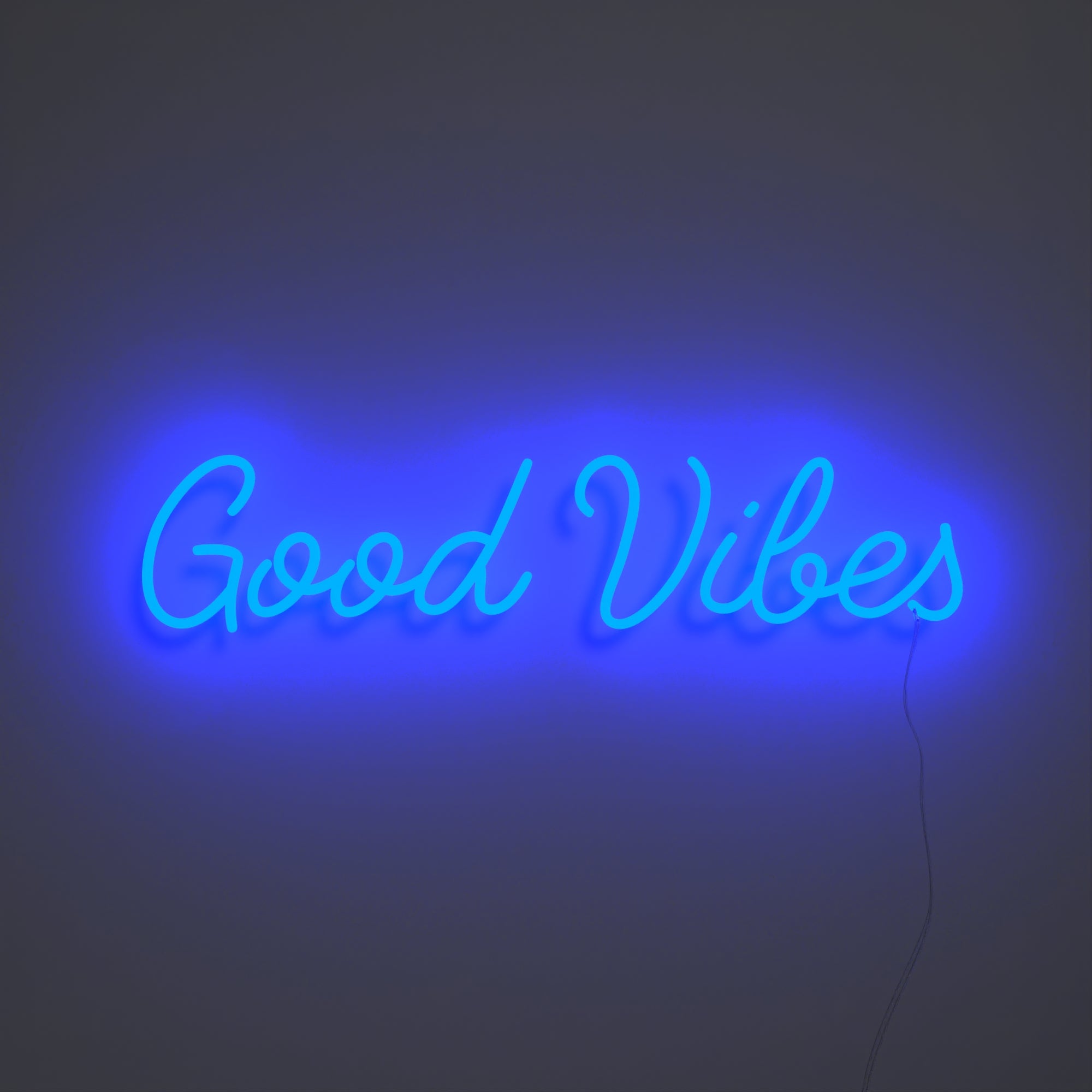 Good Vibes, Zeichen aus LED-Neon