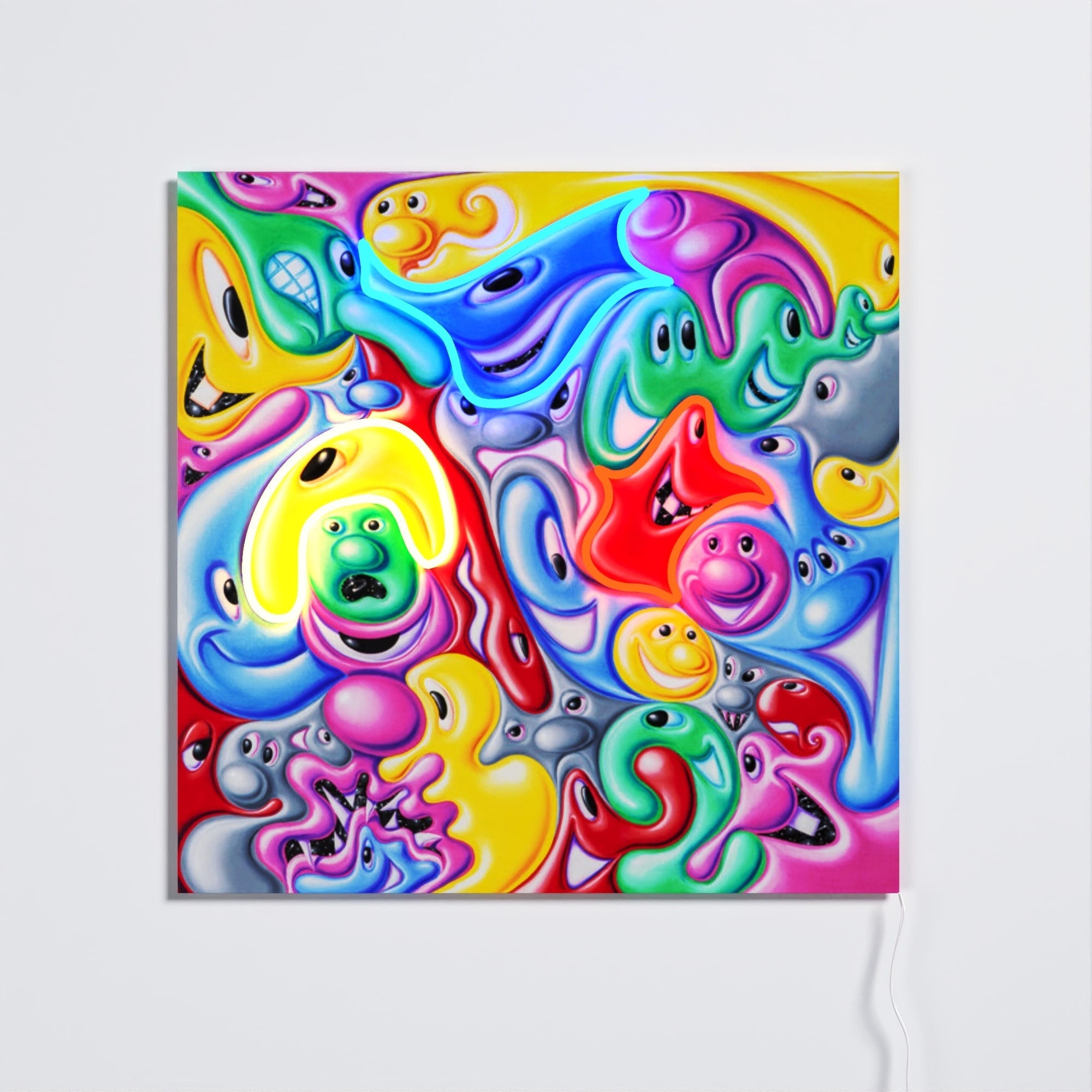 FACES IN PLACES von Kenny Scharf
