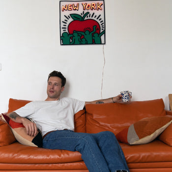 New York Yellowpop x Keith Haring, signe en néon LED