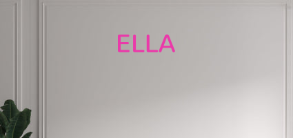 Custom text: ELLA