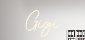 Custom text: Gigi