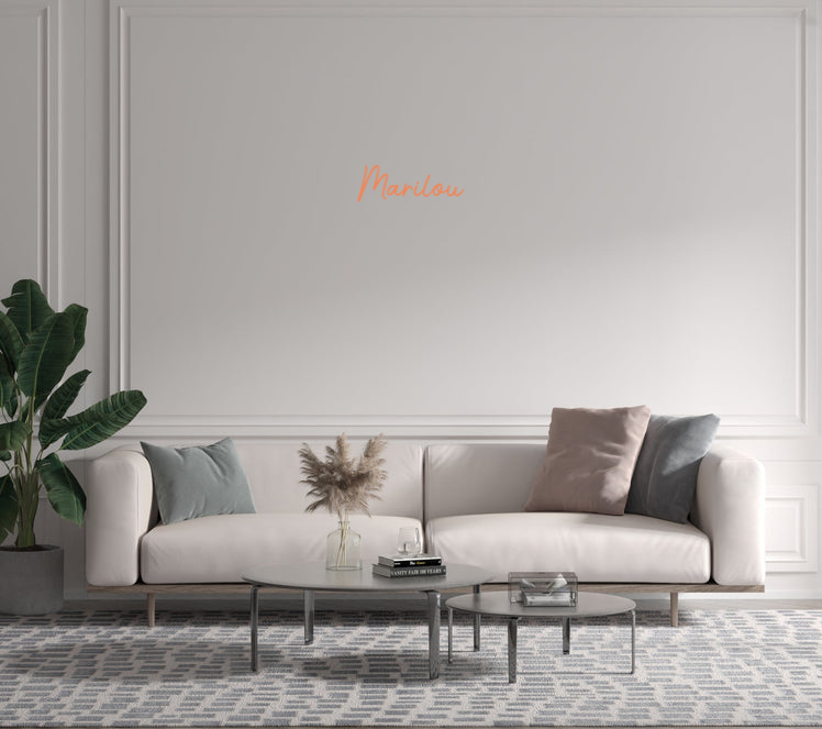 Custom text: Marilou