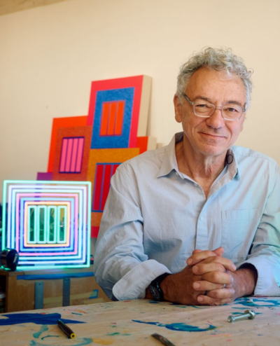 001 by Peter Halley x Yellowpop