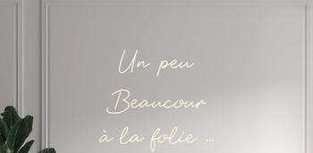 Custom text: Un peu
Beaucour
à la folie ...