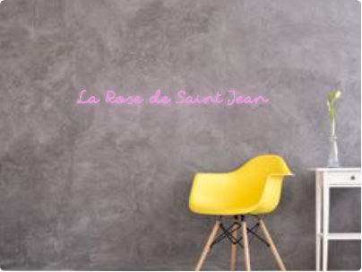 Custom text: La Rose de Saint Jean