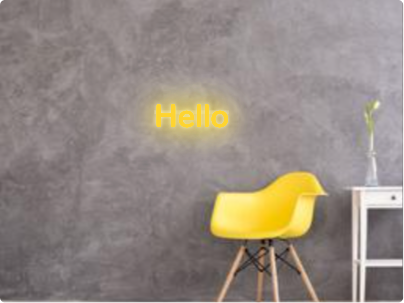 Benutzerdefinierter Text: Hello