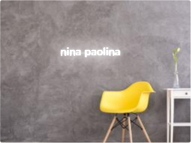 Custom text: nina paolina