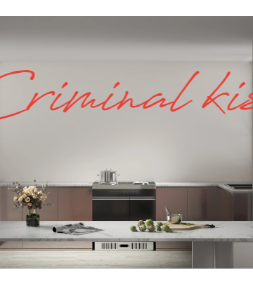 Custom text: Criminal kiss
