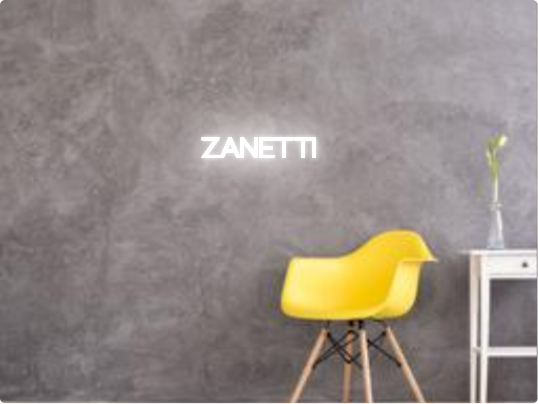 Custom text: ZANETTI