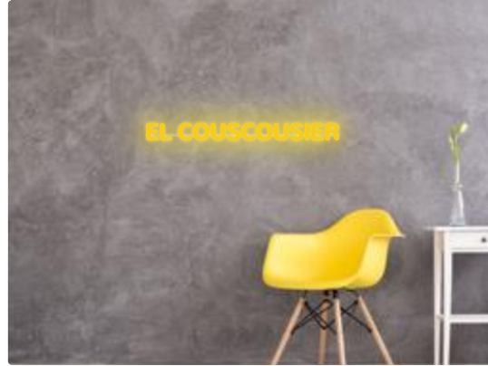 Custom text: EL COUSCOUSIER
