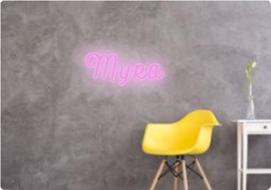 Custom text: Myra