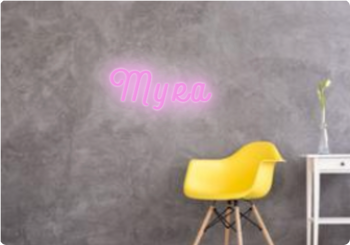 Custom text: Myra