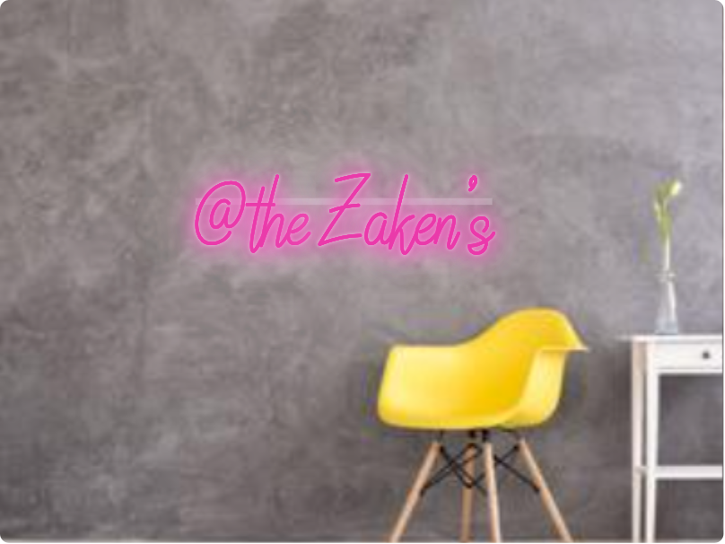 Custom text: @the Zaken