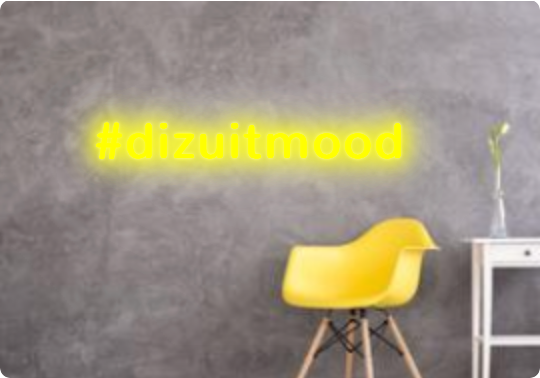 Custom text: #dizuitmood