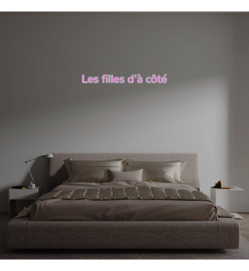 Custom text: Les filles d