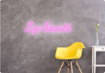 Custom text: Lys beauté