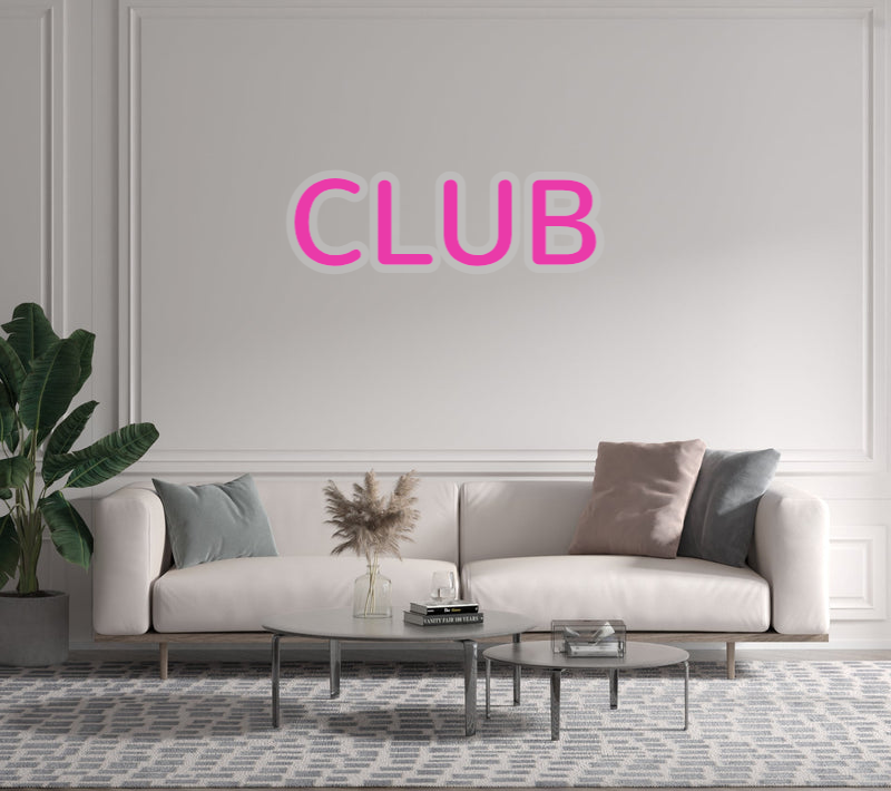 Custom text: CLUB