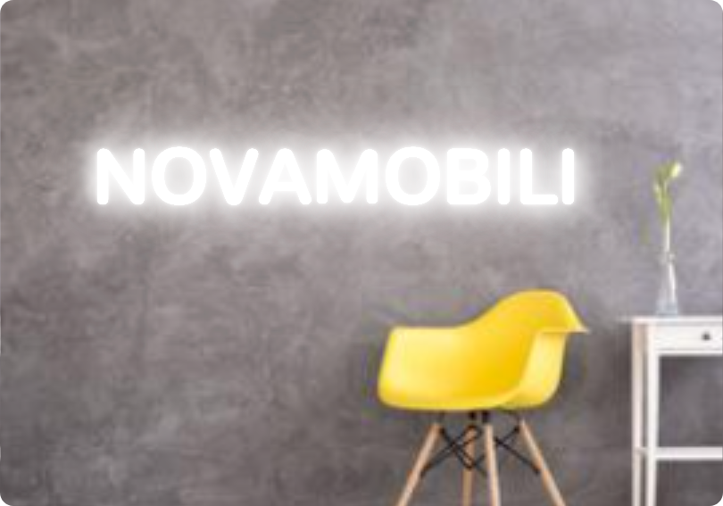 Custom text: NOVAMOBILI