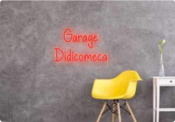 Custom text: Garage 
Didicomeca