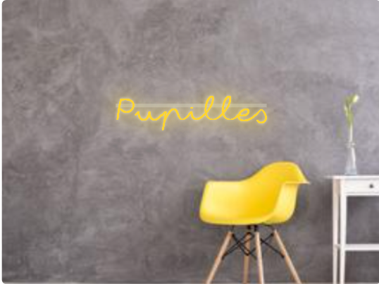 Custom text: Pupilles