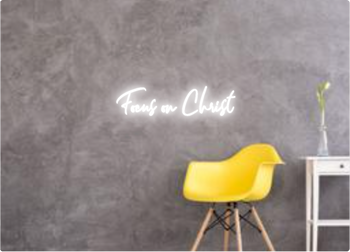 Custom text: Focus on Christ