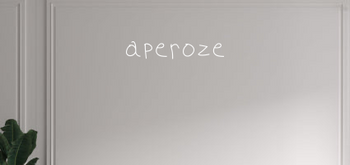 Custom text: aperoze