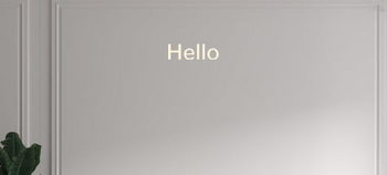 Benutzerdefinierter Text: Hello