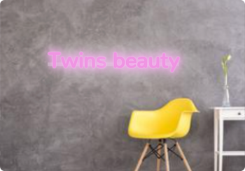 Custom text: Twins beauty
