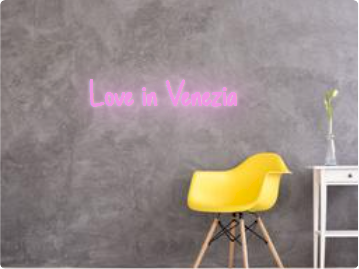 Custom text: Love in Venezia