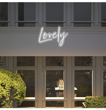 Custom text: Lovely