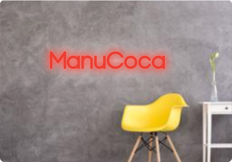 Custom text: ManuCoca