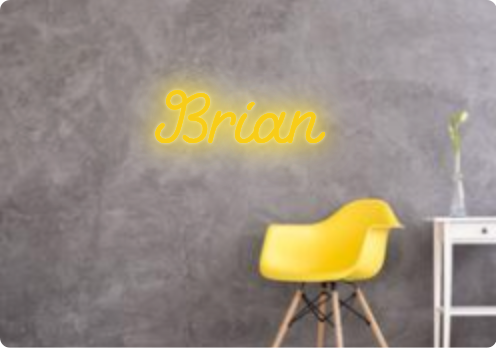 Custom text: Brian