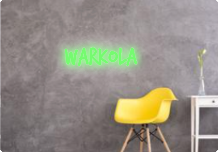 Custom text: WARKOLA