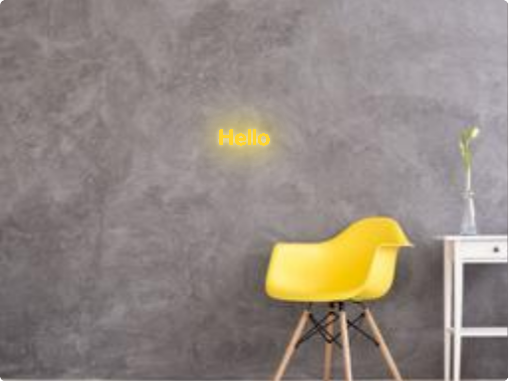 Benutzerdefinierter Text: Hello