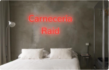 Custom text: Carneceria
  Raid