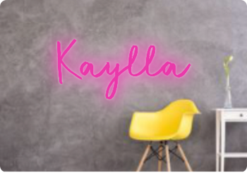 Custom text: Kaylla