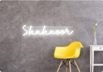 Custom text: Shahnoor